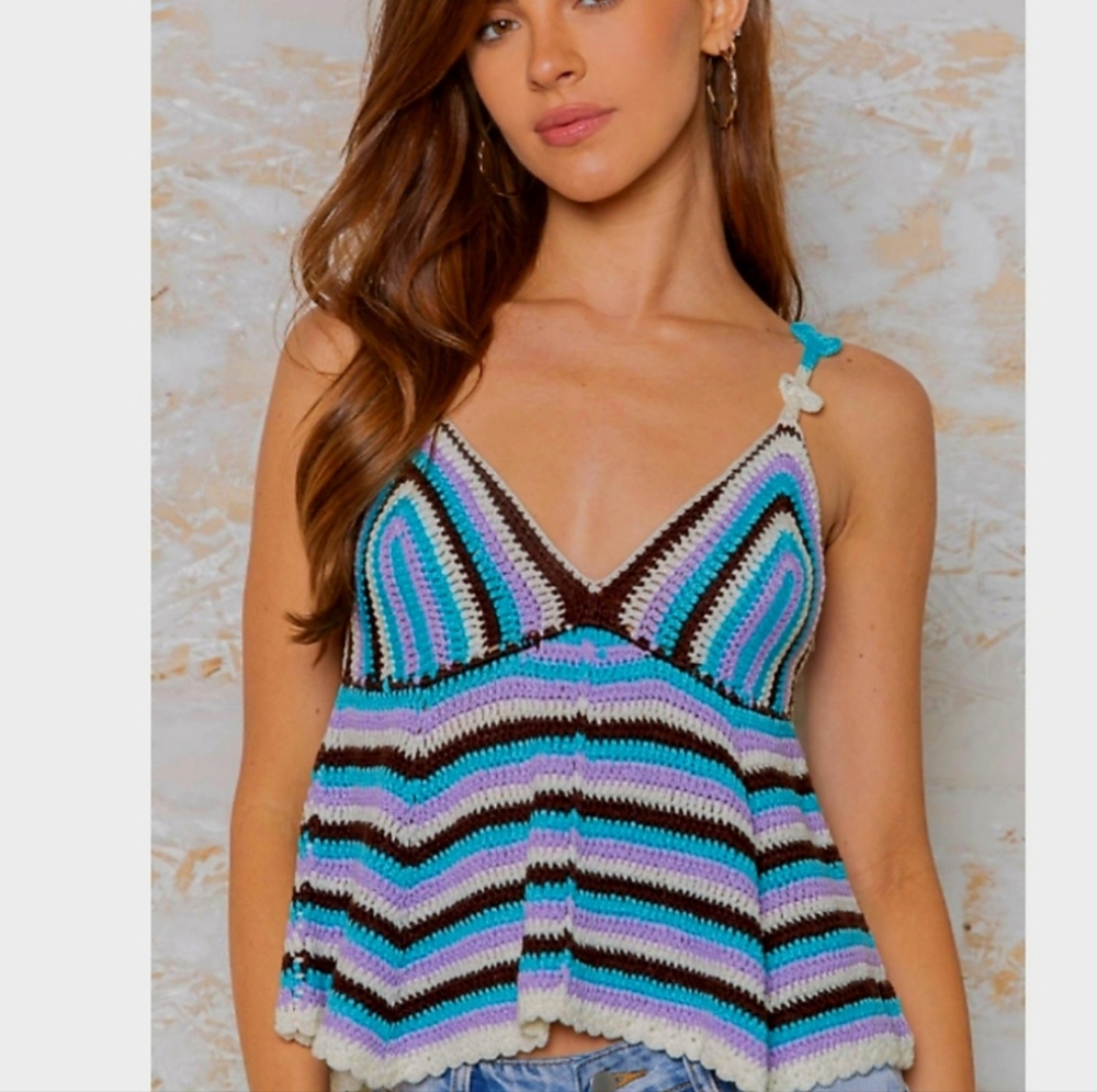 POL kn̈it babydoll tank - Picture 2 of 7